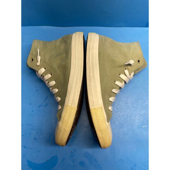 Converse Chuck Taylor All Star Women's Sz 8 Green High Top Athletic Shoes - Picture 7 of 14